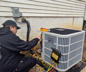 HVAC preparation - unit inspection 