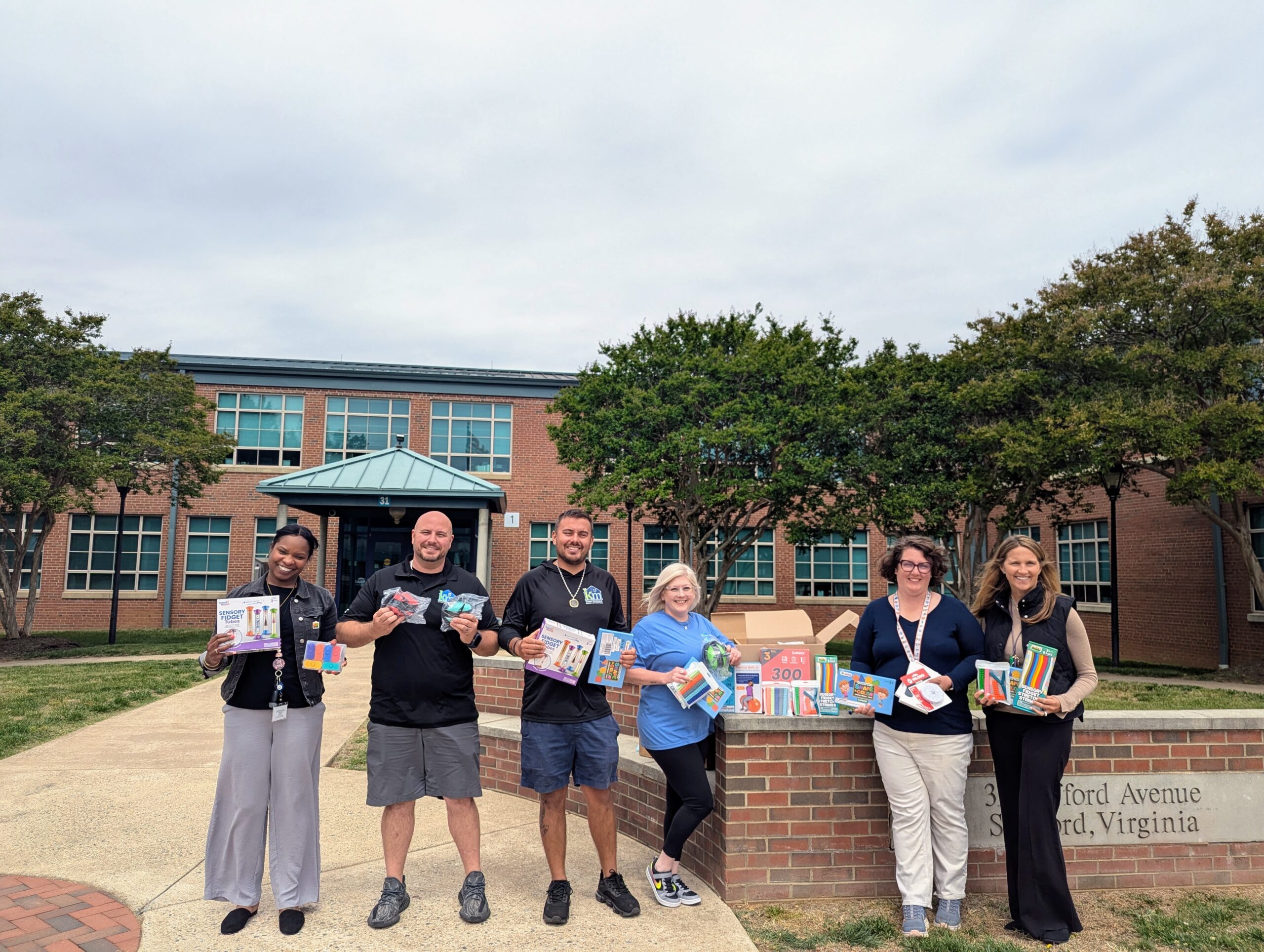Kasper Mechanical donates supplies to Stafford County Schools